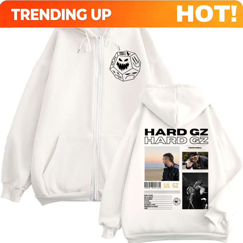 Mens Fashion Zip Up Hoodies - ラッパー HARD GZ ツアー2025 ジップアップパーカー メンズ