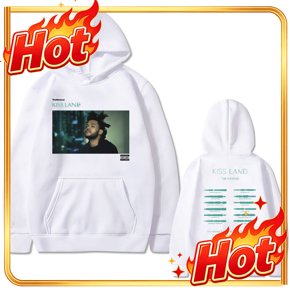 Mens Fashion Clothes - ウィークエンド キスランド 両面プリント メンズ 秋用フリースパーカー レギュラーフィット