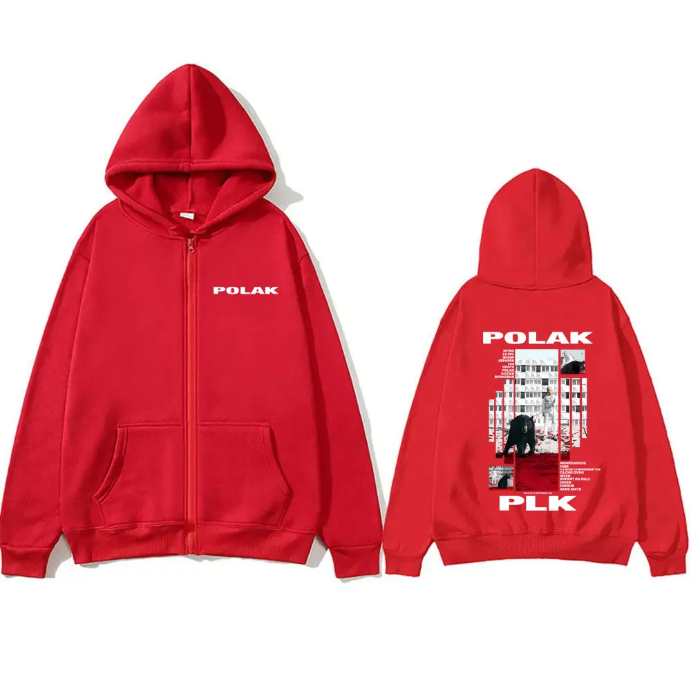 ラッパー、Plk Polakのプリント入りジップアップパーカ - Mens Fashion Zip Up Hoodies のレビューと価格