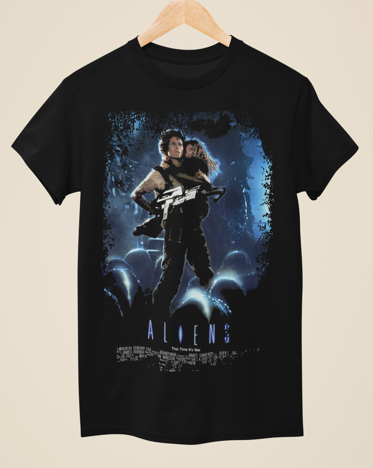 ユニセックスのエイリアンのポスター、黒のTシャツ、ユニセック - Poster Men Fashion のレビューと価格