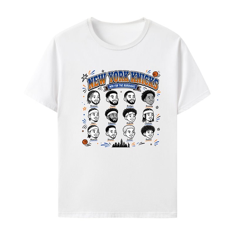 ニューヨークニックスラインナップ Tシャツ男性と女性の夏の綿 - Men'S Fashion New York のレビューと価格
