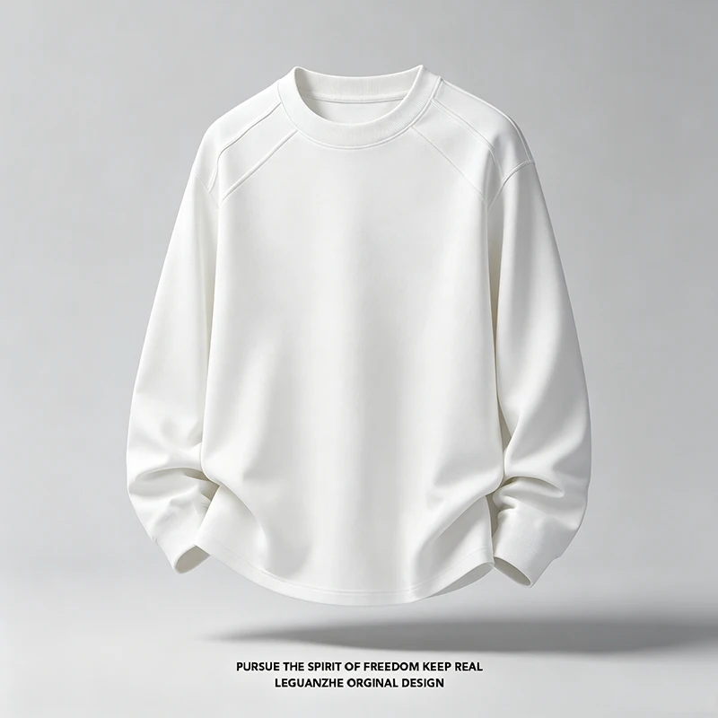 メンズ クルーネック ラグラン袖 長袖Tシャツ ゆったりとし - Men'S Fashion T Shirts のレビューと価格