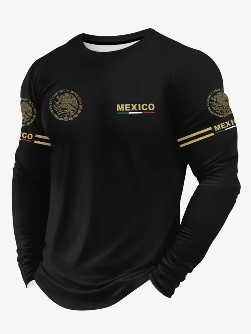 メンズメキシコイーグルプリントTシャツ、ファッショナブルで快 - Mens Fashion Clothes のレビューと価格