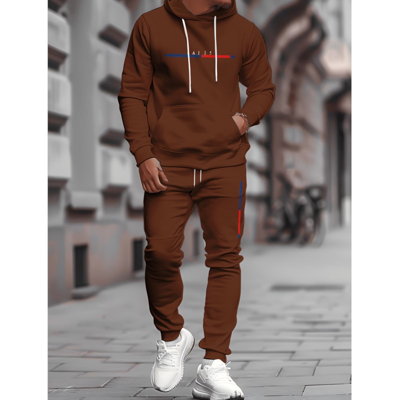メンズ トラックスーツ パーカー パンツ 2点セット 冬用  - Mens Fashion Clothes のレビューと価格
