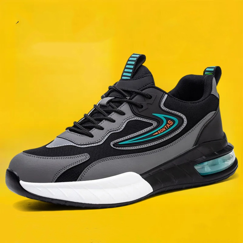 男性ファッション鋼つま先キャップ作業安全靴ブランドデザイナー - Mens Fashion Trainers のレビューと価格