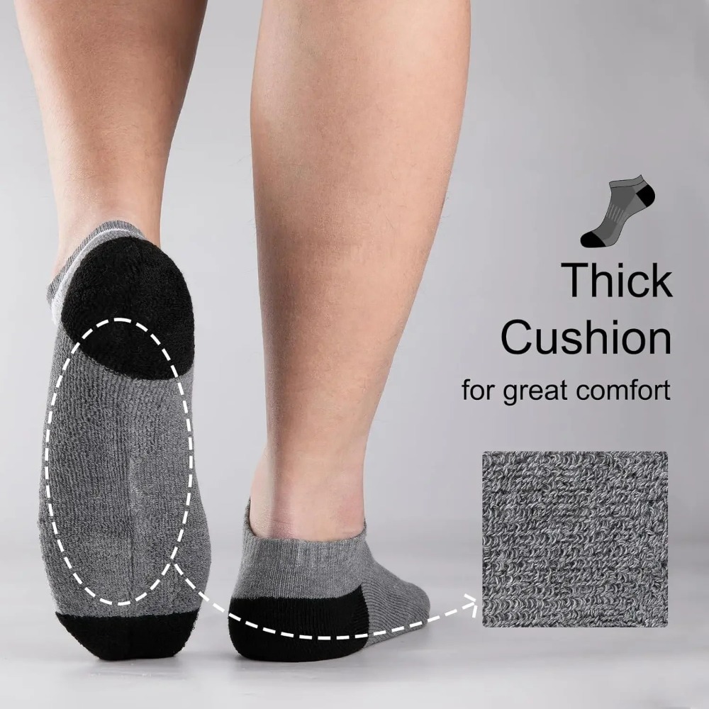 1-10 ペア通気性メンズサマーソックス軽量ソフトローカット - Socks Ankle Men のレビューと価格