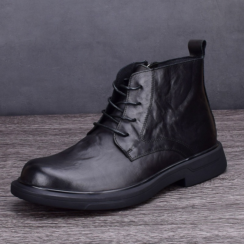 男性用ブーツ アンクルブーツ ファッション カジュアル ハイ - Men'S Fashion News のレビューと価格
