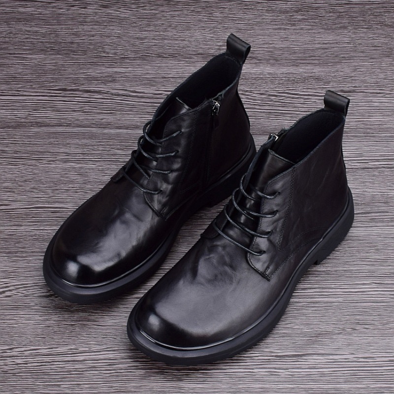 男性用ブーツ アンクルブーツ ファッション カジュアル ハイ - Men'S Fashion News のレビューと価格
