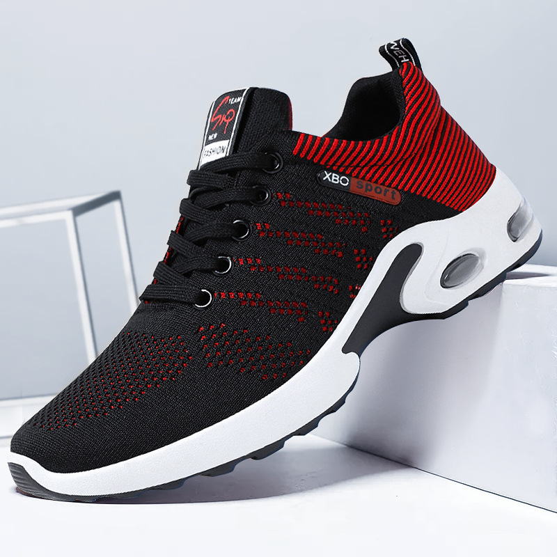 メンズ通気性レースアップランニングシューズ,軽量カジュアルス - Mens Fashion Trainers のレビューと価格