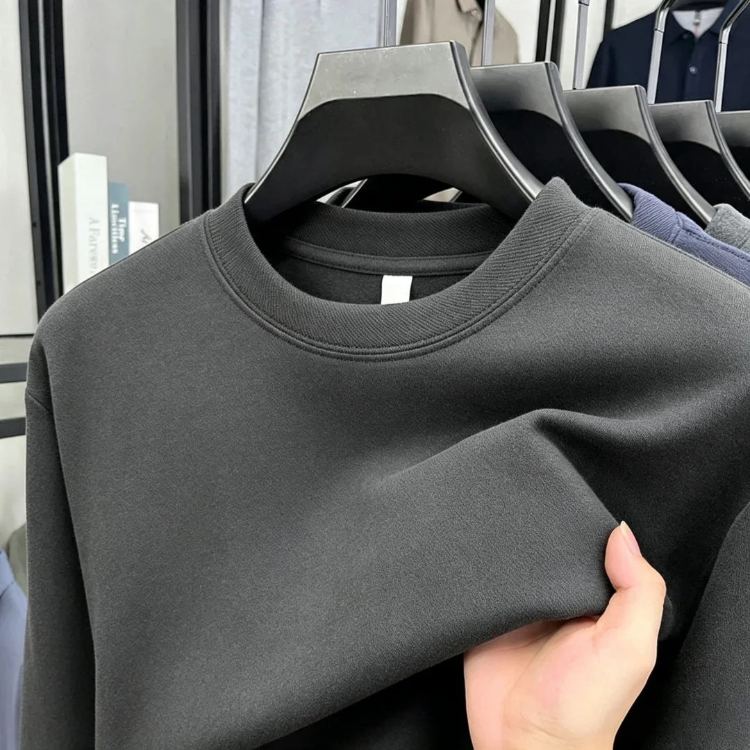柔らかいコットン素材を使用した、高級ブランドのメンズ長袖ラウ - Mens Fashion Clothes のレビューと価格